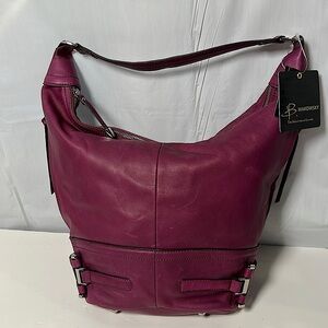 Leather Handbag by Makowsky ~ Large includes Dust Cover NEW